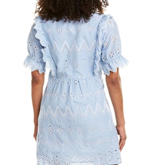 Jennifer and Grace blue eyelet dress - Picture 2 of 2